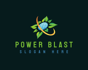 Solar Power Energy logo design