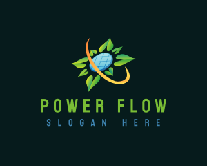 Solar Power Energy logo design