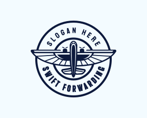 Aviation Flight Plane logo design