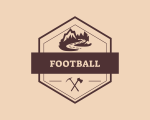 Mountain Peak Scenery  Logo