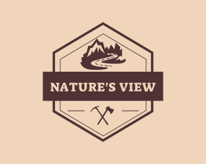 Scenery - Mountain Peak Scenery logo design