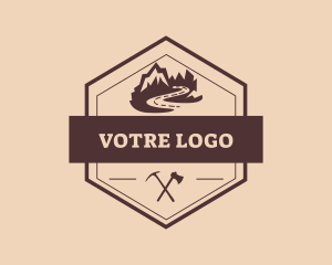 Himalayas - Mountain Peak Scenery logo design