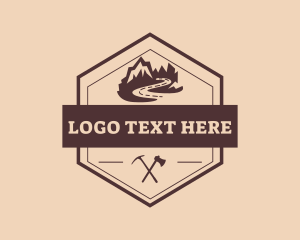 Himalayas - Mountain Peak Scenery logo design