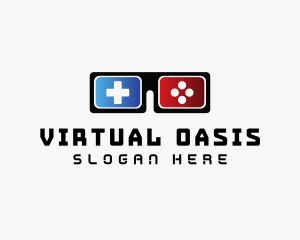 Gaming Eyewear VR logo design