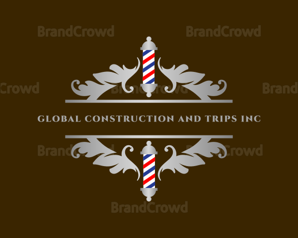 Royal Ornate Barbershop Logo