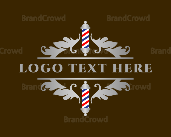 Royal Ornate Barbershop Logo