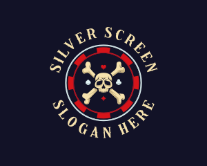 Skull Gambling Game logo design