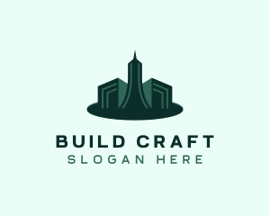 Realtor Skyscraper Building logo design