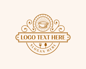 Elegant - Dining Cafe Restaurant logo design