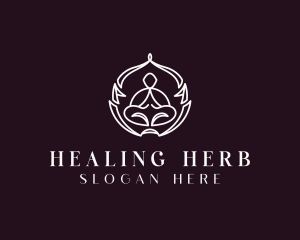 Yoga Healing Wellness logo design