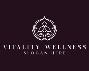 Yoga Healing Wellness logo design