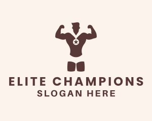 Championship - Strong Bodybuilder Championship logo design