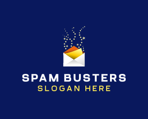 Spam - Sparkle Invite Envelope logo design