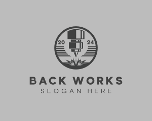 Metalworks Laser Fabrication logo design