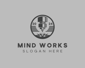 Metalworks Laser Fabrication logo design