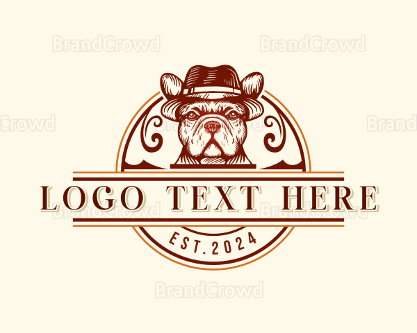 Dapper Bulldog Kennel Logo