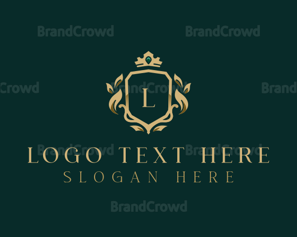 Royal Crown Shield Boutique Logo