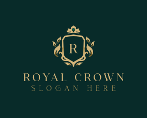 Royal Crown Shield Boutique logo design