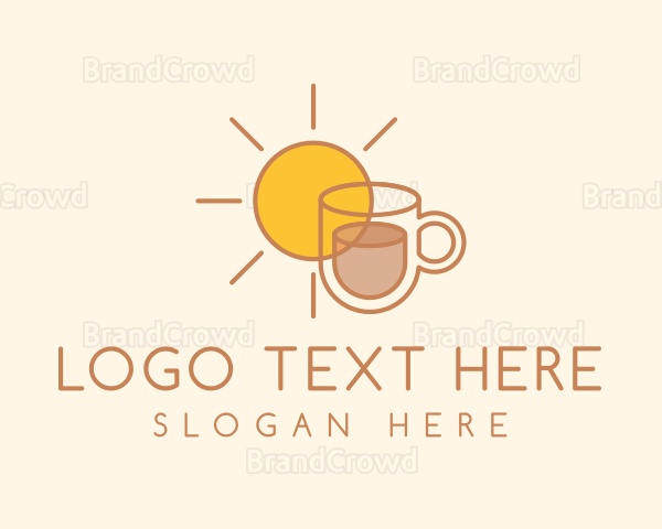 Breakfast Coffee Cafe Logo