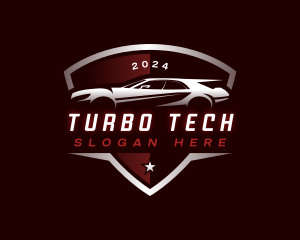 Turbo - Luxury Racing Car Automotive logo design