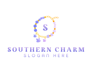 Handmade Beaded Bracelet logo design