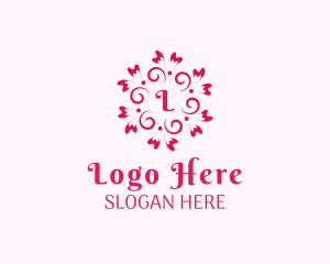 Flower Feminine Cosmetics Boutique Logo