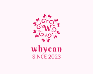 Typography - Flower Feminine Cosmetics Boutique logo design
