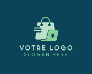 Express - Express Shopping Bag logo design