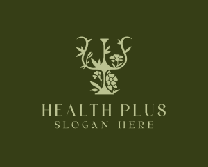 Floral Psychiatry Wellness logo design