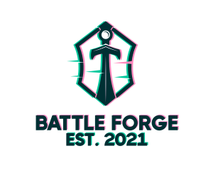 Fight - Esports Arcade Sword logo design