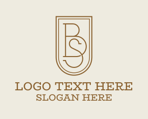 Serif - Serif Emblem B & S logo design