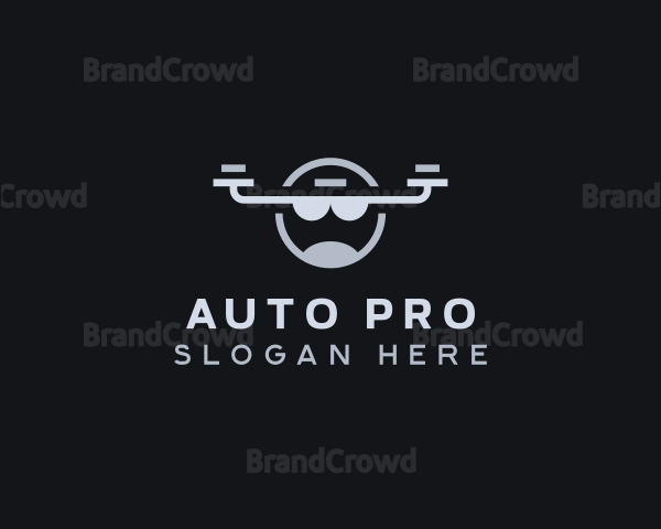 Quadrotor Camera Drone Logo