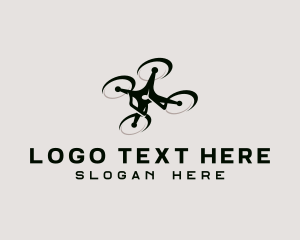 Vlog - Drone Photography Media logo design