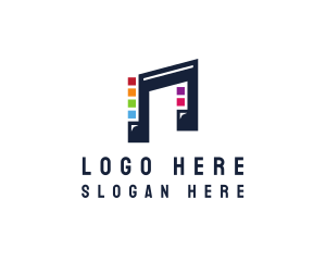 Music Note Mix Logo
