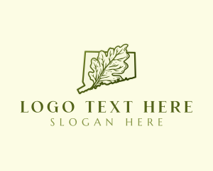 Mountain Maple - Connecticut White Oak Leaf logo design