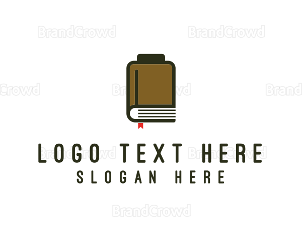 Library Book Bookmark Logo