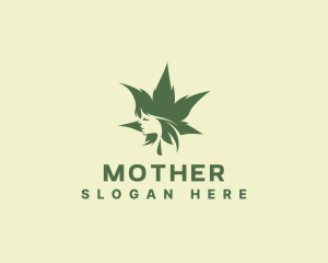 Oil - Feminine Woman Marijuana logo design