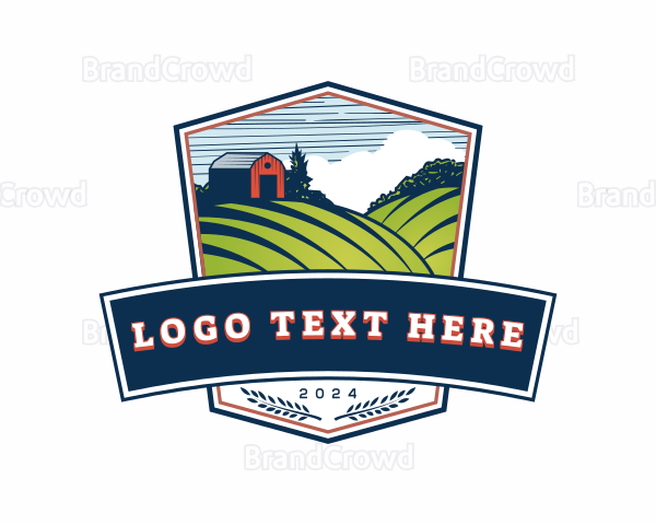 Agriculture Farming Land Logo