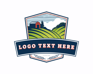 Agriculture Farming Land Logo