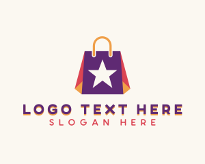 Leather Craft - Retail Shopping Bag logo design