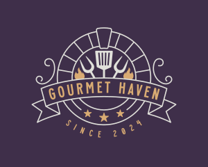 Gastropub Oven Restaurant logo design