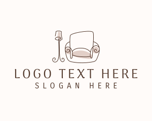 Upholstery - Furniture Sofa Decoration logo design