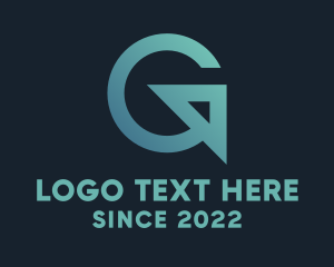 Export - Logistics Arrow Letter G logo design