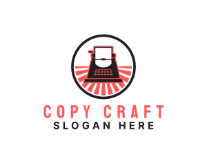 Copy - Old Journaling Typewriter logo design