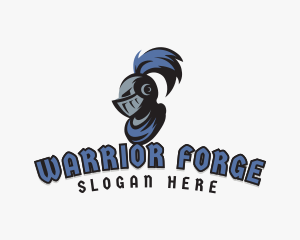 Gaming Knight Warrior logo design