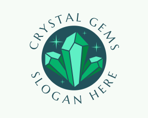 Glamorous Crystal Jewelry logo design