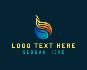 Repair - Exhaust Cooling Fan logo design