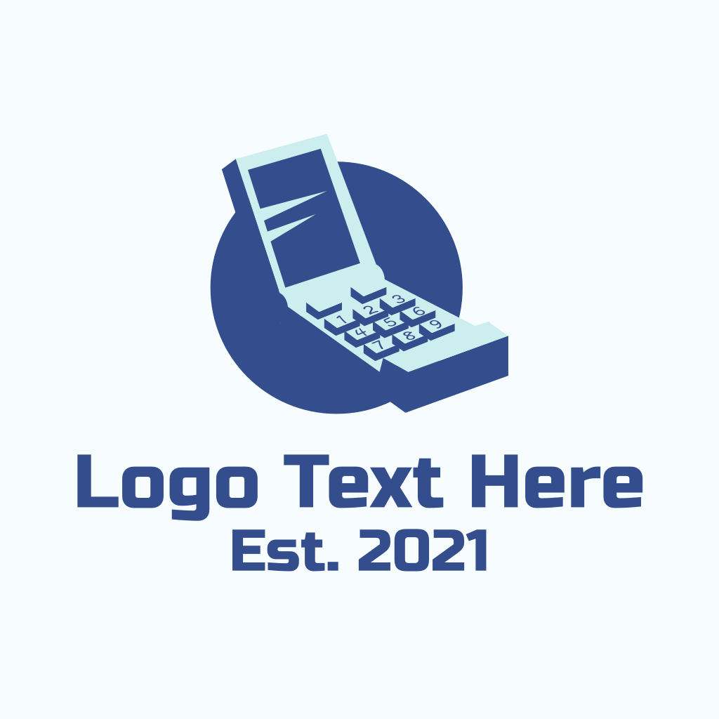 Retro Flip Phone Logo | BrandCrowd Logo Maker | BrandCrowd