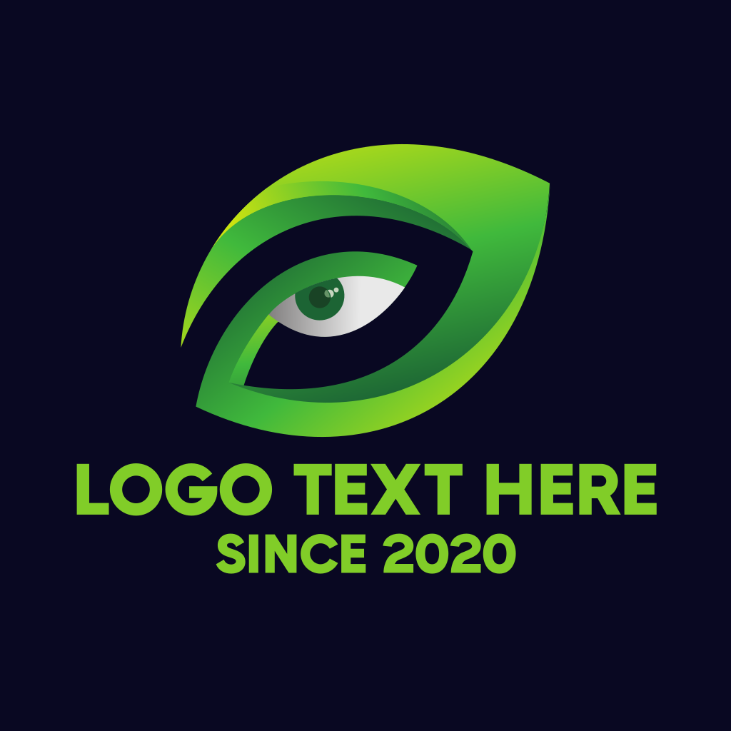 Green Leaf Eye Logo | BrandCrowd Logo Maker