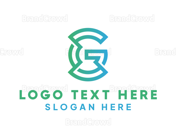 Industrial Letter G Outline Logo
